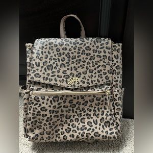 Freshly Picked mini backpack in leopard print